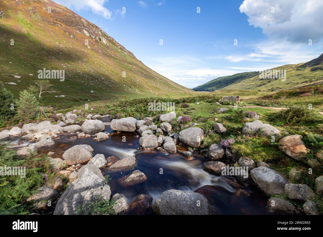 Glen Rosa, Goat Fell, île d'Arran, Firth of Clyde, Écosse, ROYAUME-UNI Banque D'Images