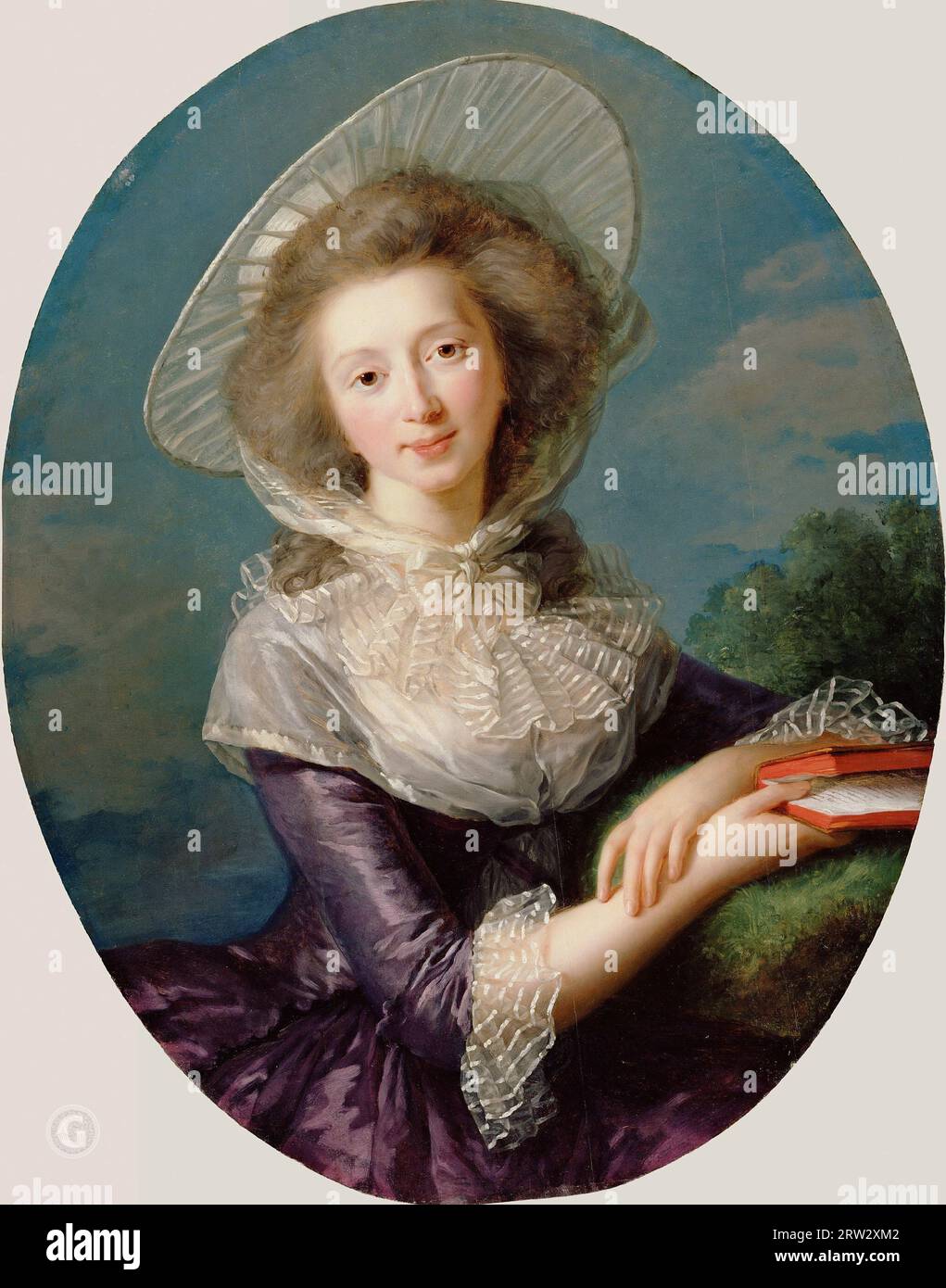 Vigée-Lebrun Louise-Elisabeth (Paris 1755-1842) - Vicomtesse Vaudreuil (83x65 cm) 1785 Banque D'Images