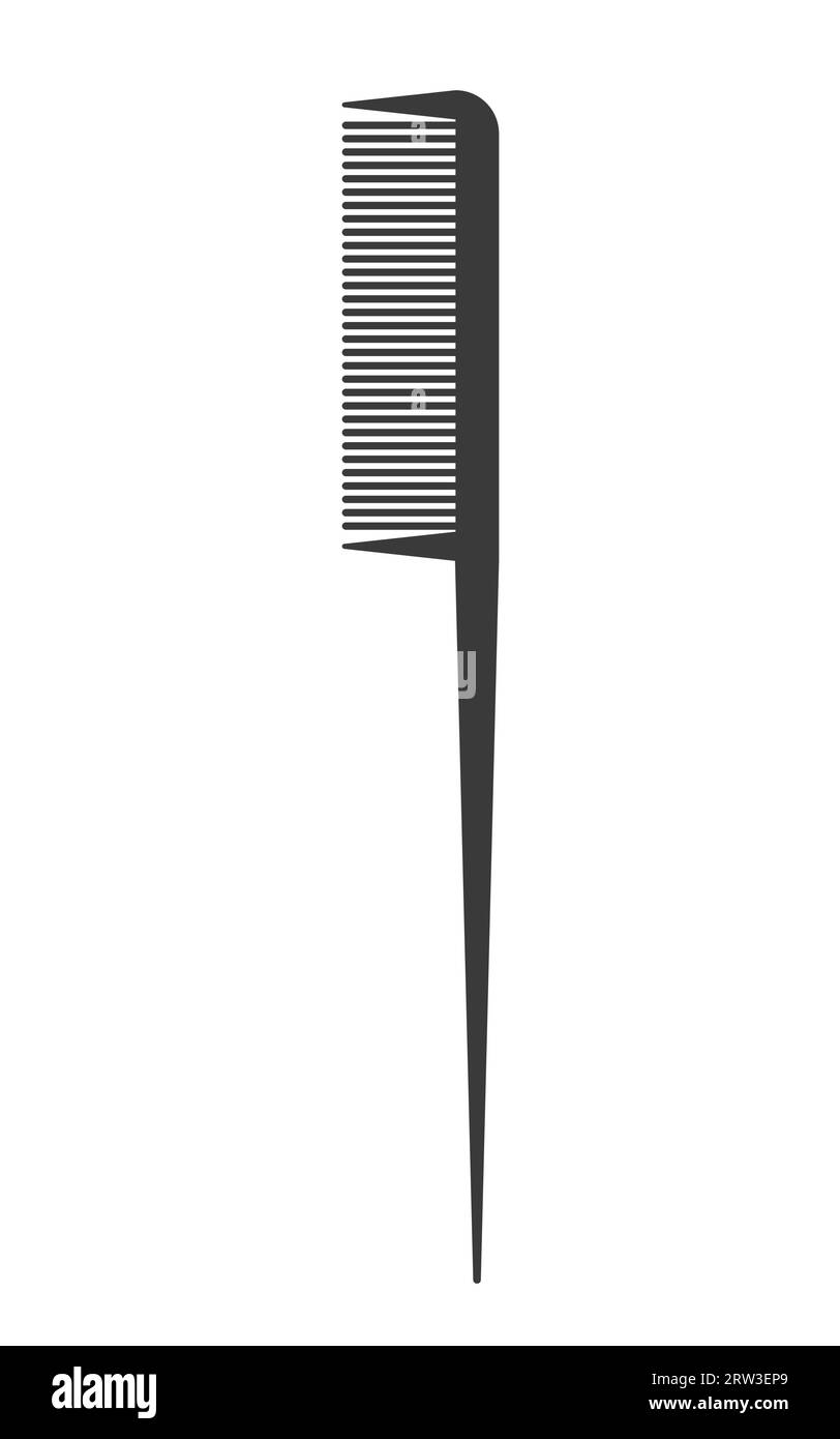 Brosse à cheveux vectorielle de style plat Illustration de Vecteur