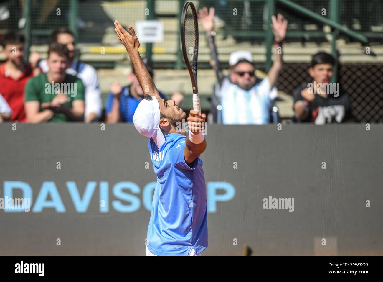 Francisco Cerundolo (Argentine). Coupe Davis, phase de groupes 2023. Banque D'Images