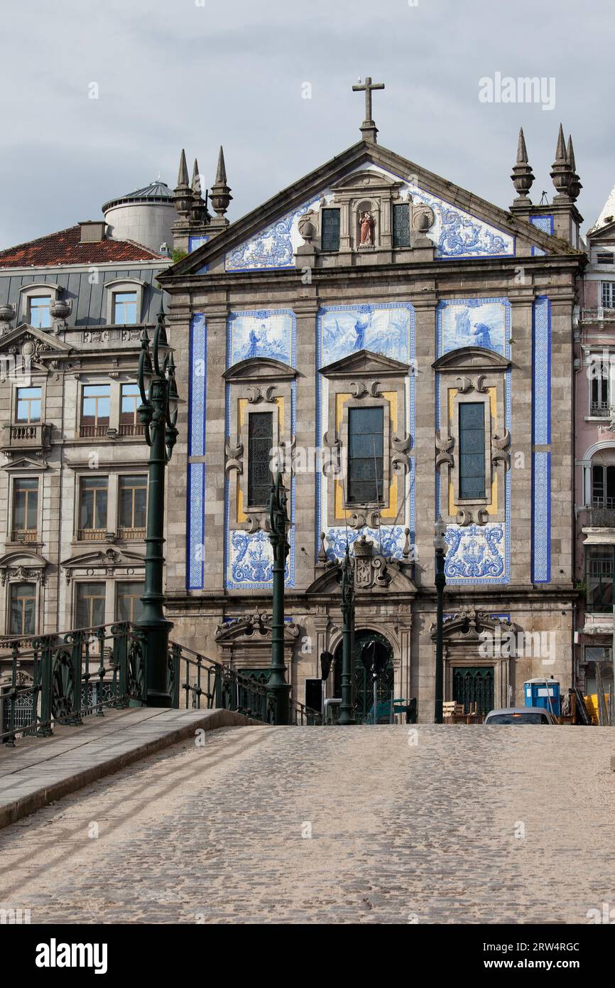 Église Saint Antoine Congregados (Igreja de Santo Antonio dos Congregados) à Porto, Porto, Portugal. Architecture baroque du 17e siècle Banque D'Images