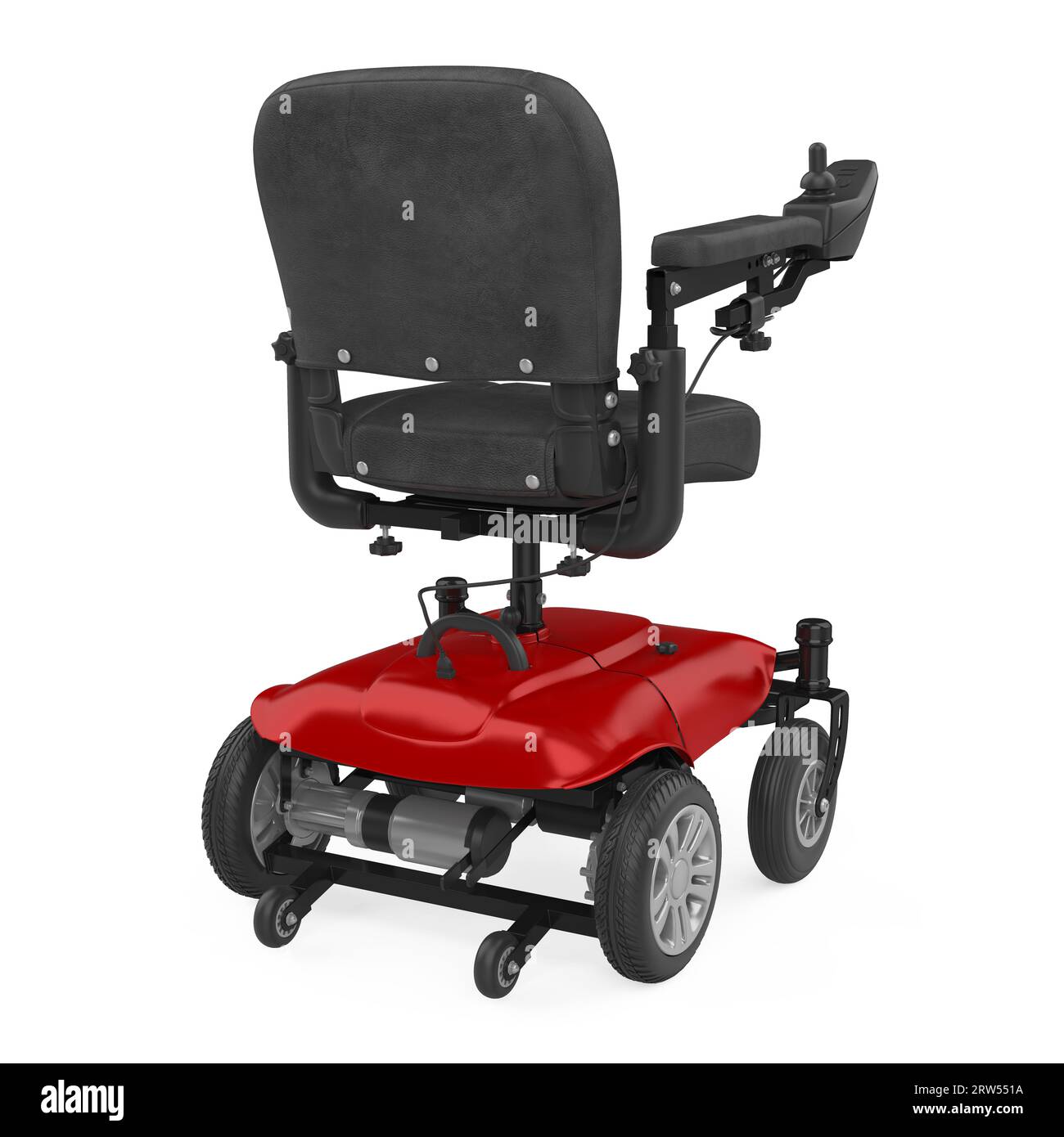 Fauteuil roulant électrique isolé Banque D'Images