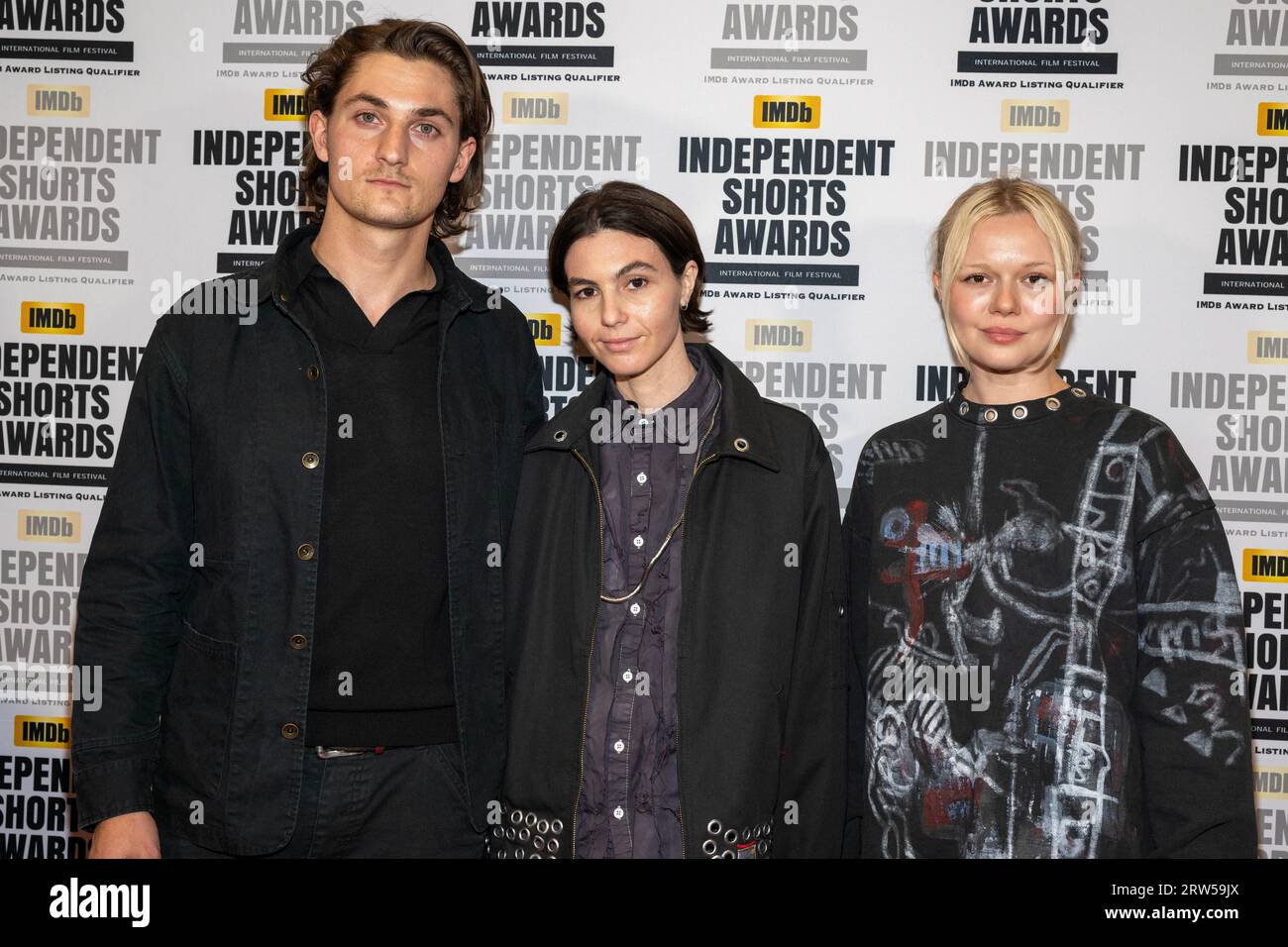 Los Angeles, États-Unis. 16 septembre 2023. Les producteurs de Dasher assistent aux Indie Short film Awards 2023 et à la projection de Leydenville au Regal Cinemas Live LA, Los Angeles, CA 16 septembre 2023 Credit : Eugene Powers/Alamy Live News Banque D'Images