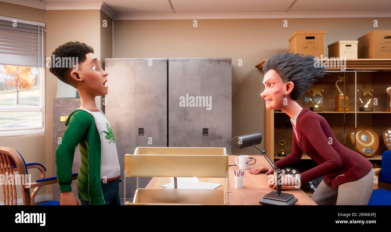 HEADSPACE (2023), mise en scène par PAUL LOUIS MYERE et GERHARD PEINTRE. Crédit : Luma animation / Album Banque D'Images