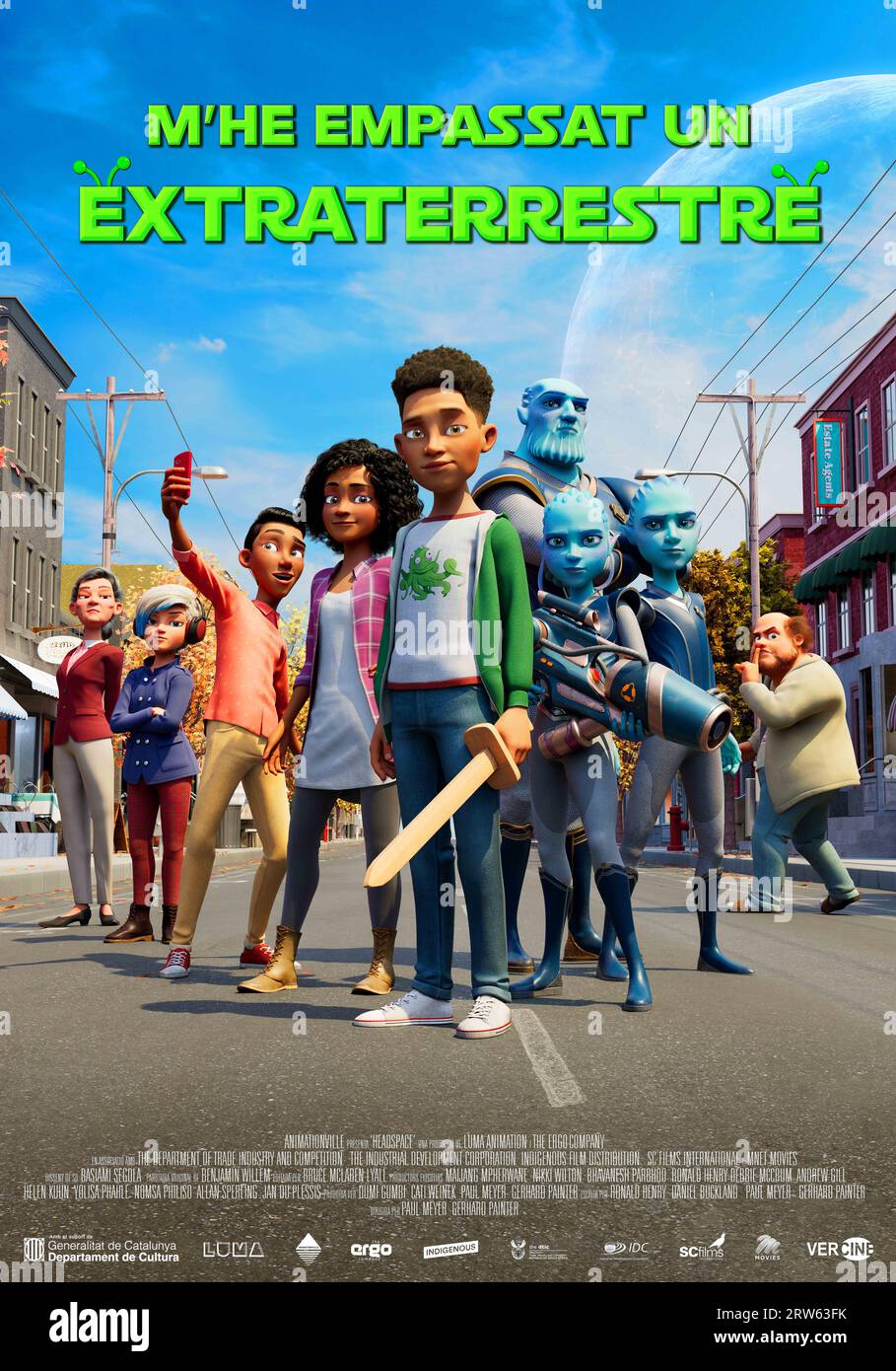 HEADSPACE (2023), mise en scène par PAUL LOUIS MYERE et GERHARD PEINTRE. Crédit : Luma animation / Album Banque D'Images