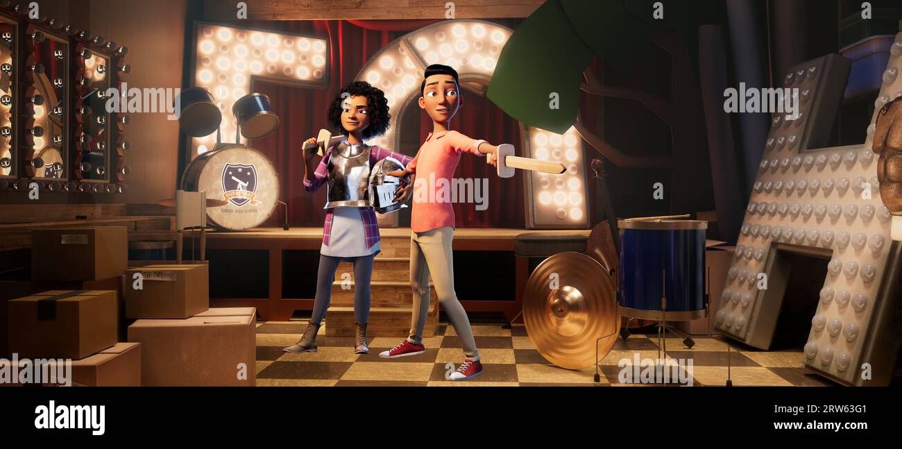 HEADSPACE (2023), mise en scène par PAUL LOUIS MYERE et GERHARD PEINTRE. Crédit : Luma animation / Album Banque D'Images