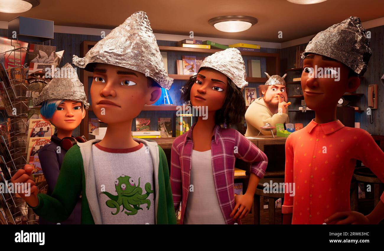 HEADSPACE (2023), mise en scène par PAUL LOUIS MYERE et GERHARD PEINTRE. Crédit : Luma animation / Album Banque D'Images