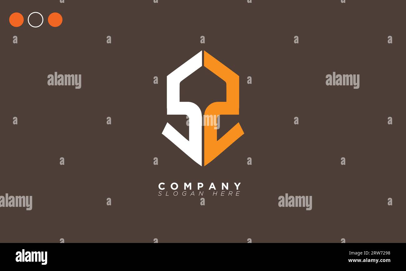 SZ lettres Alphabet initiales Monogram logo Illustration de Vecteur