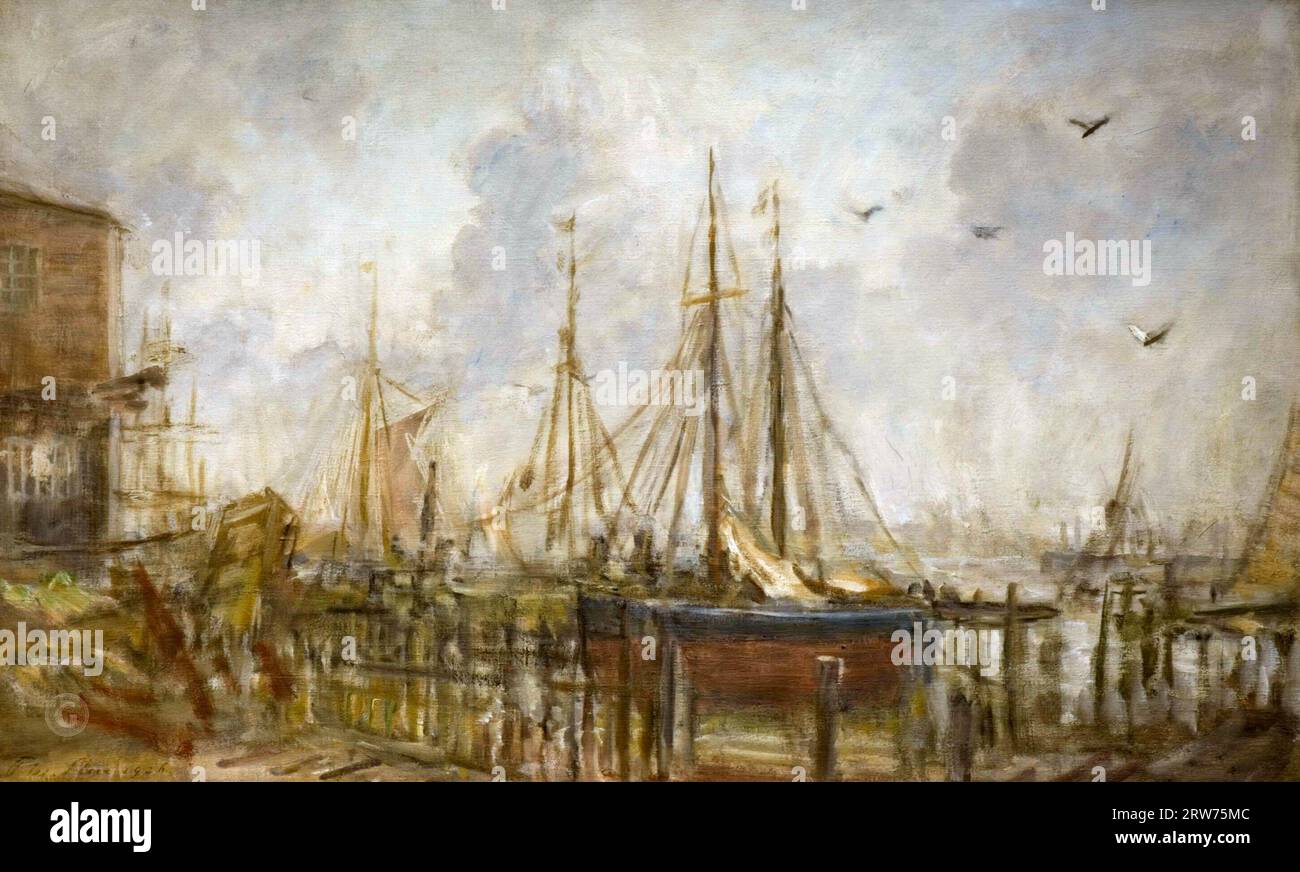 Chantier naval, Shoreham Philip Wilson Steer (1860-1942) Banque D'Images