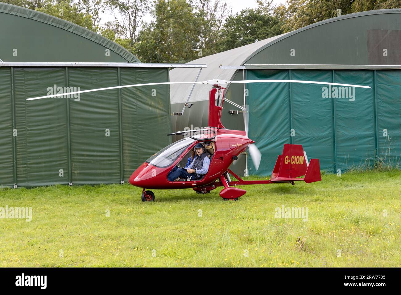 Aérodrome de Popham Banque D'Images