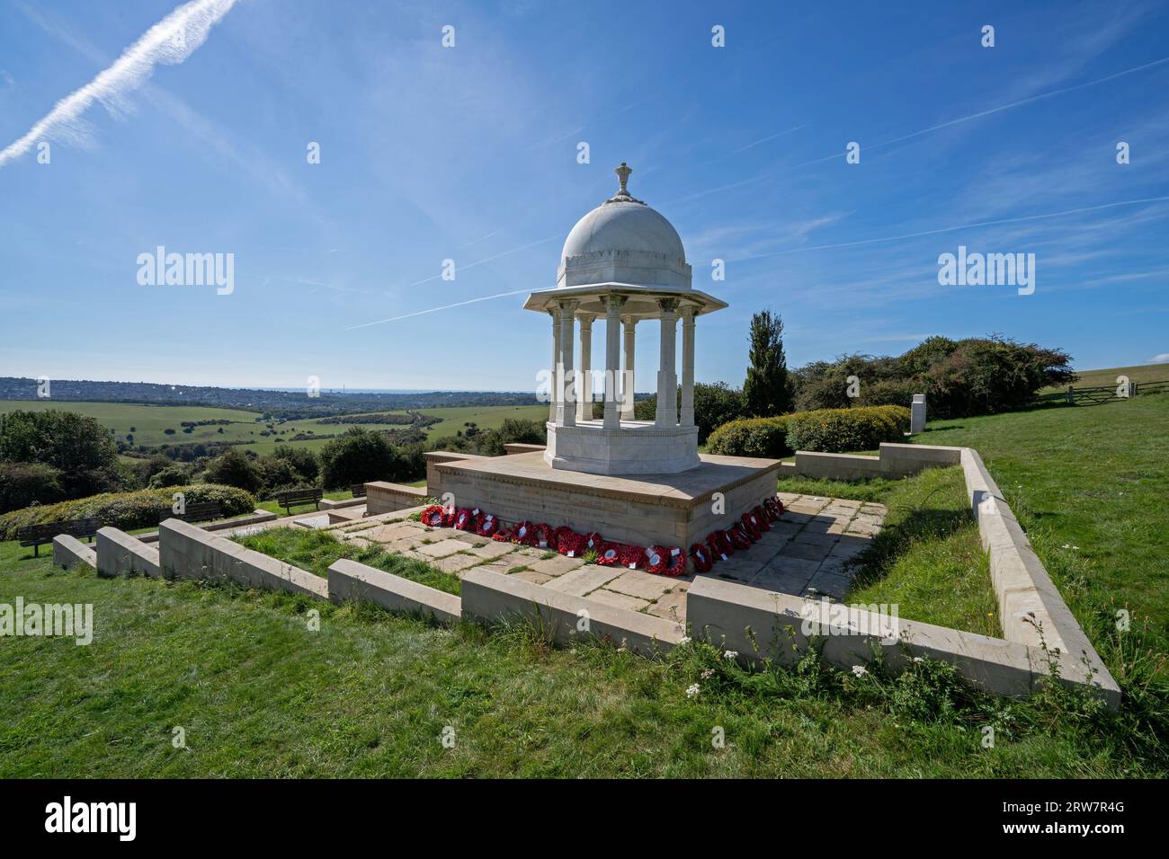 Le Chattri sur les South Downs à Patcham NR Brighton East Sussex Angleterre, Royaume-Uni Banque D'Images