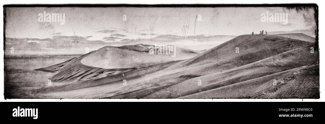 Dune 7, désert du Namib entre Walvisbaai et Swakopmund Banque D'Images