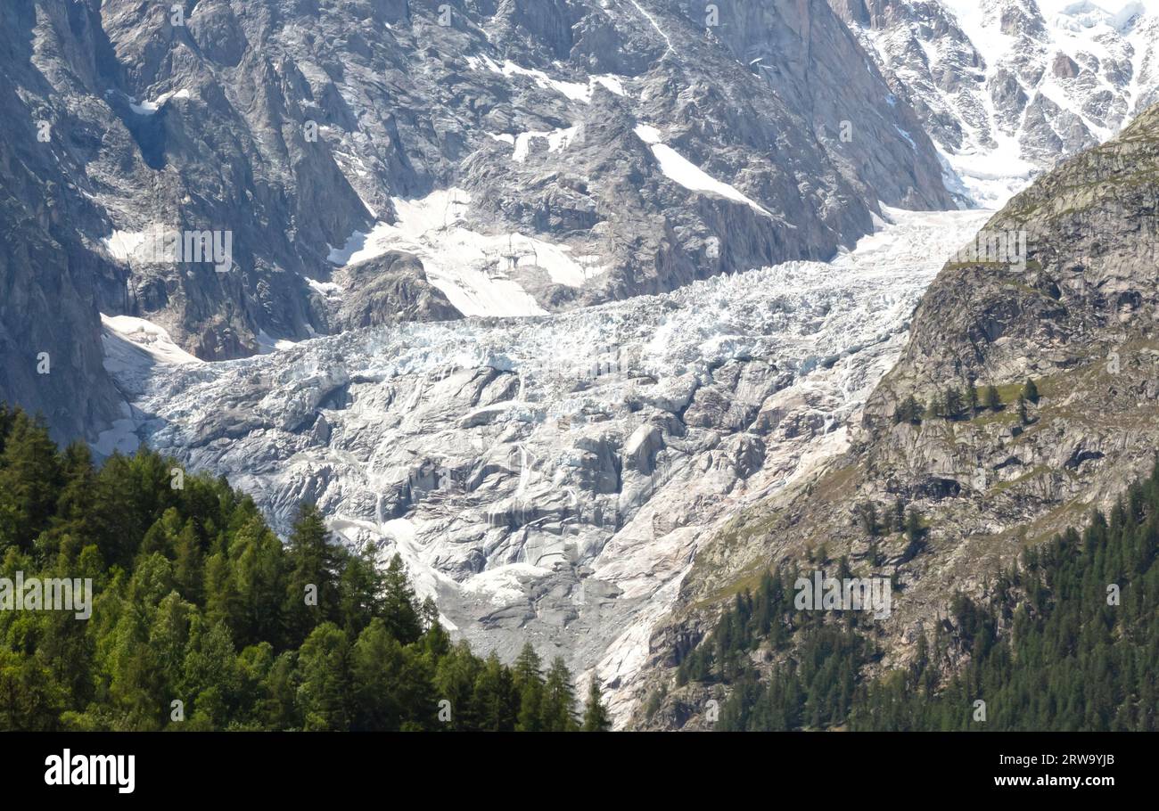 Mont blanc, Rhône-Alpes, France, focalisation sélective Banque D'Images
