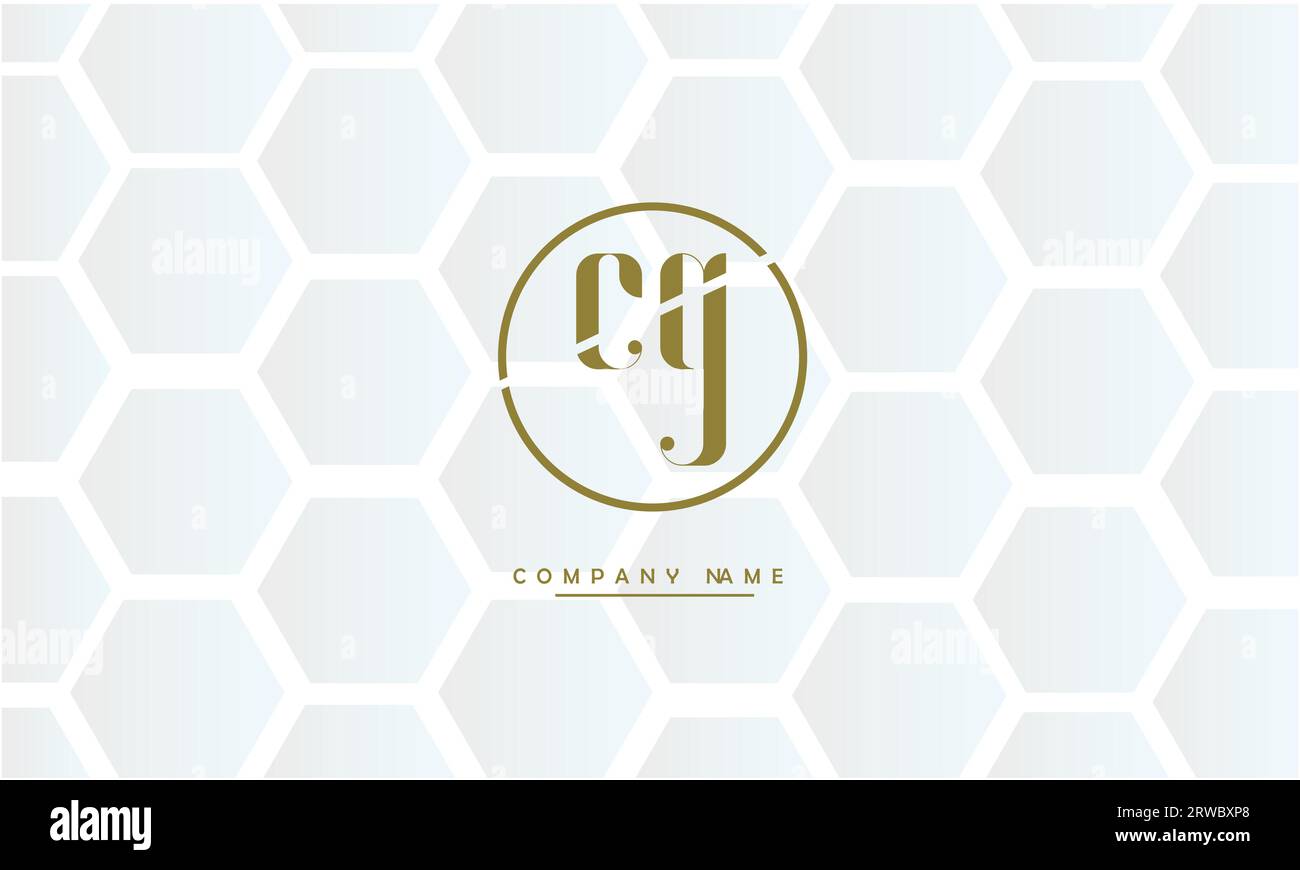 CG, GC lettres abstraites logo Monogramme Illustration de Vecteur