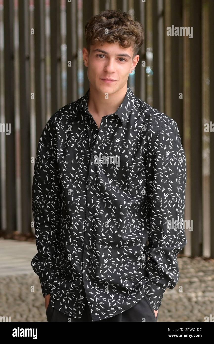Giuseppe Pirozzi assiste au photocall de la proposition d'automne Rai pour le cinéma tv et les séries au centre Rai Viale Mazzini. (Photo Mario Cartelli / SOPA Images/Sipa USA) Banque D'Images