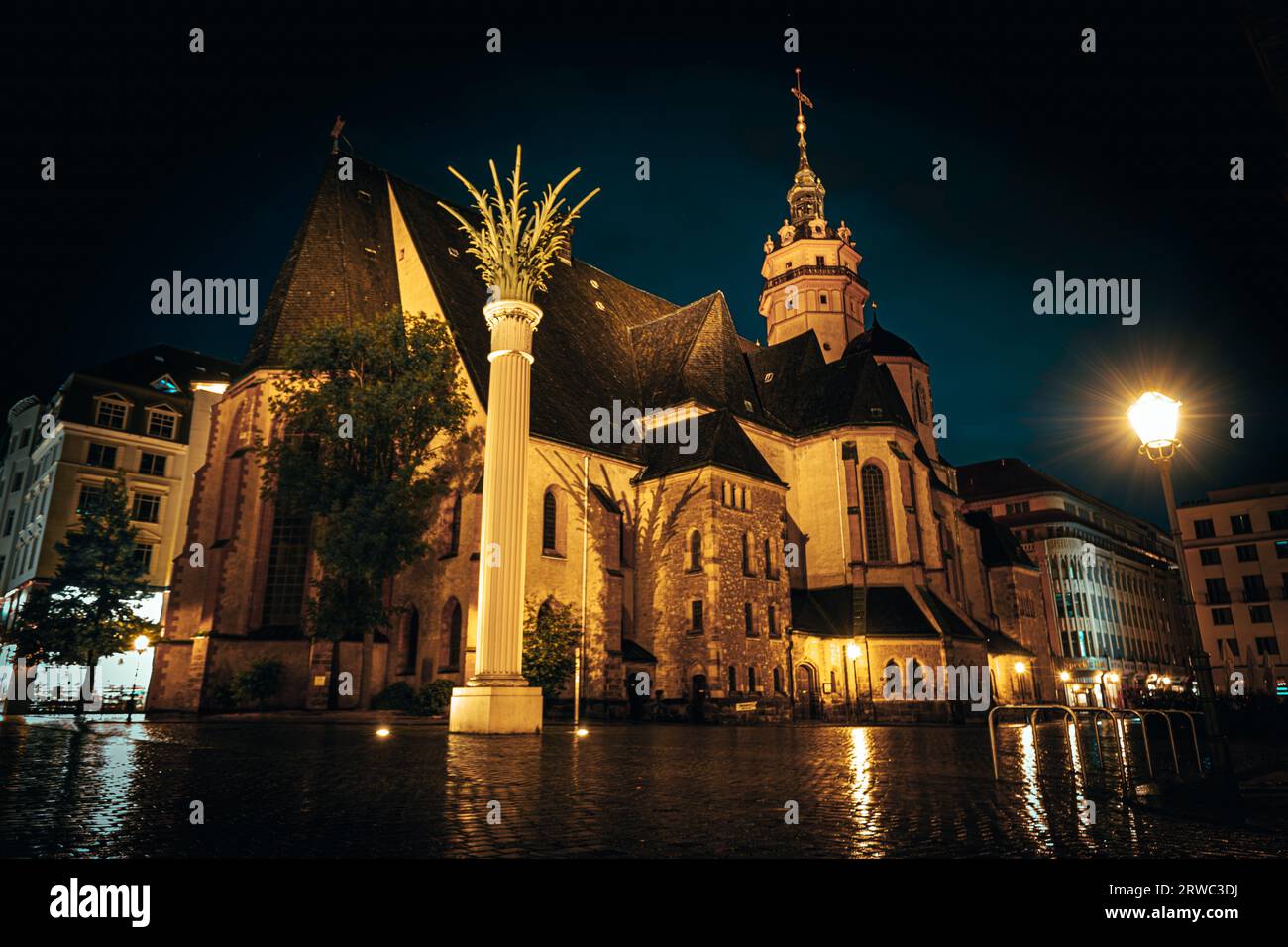 Nikolaikirche / St. Église Nicolas, Leipzig, Sachsen, Allemagne Banque D'Images
