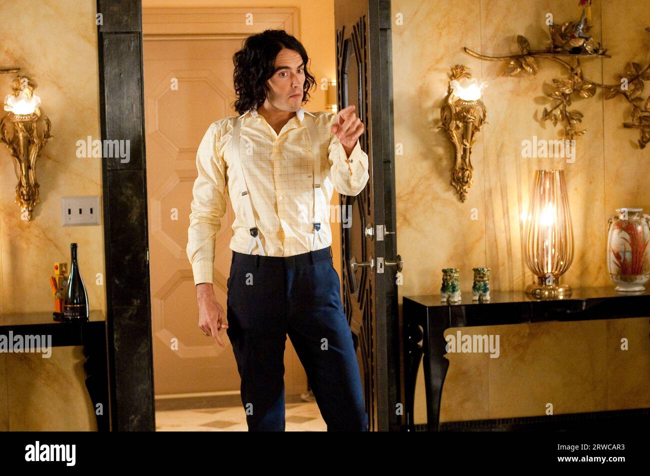 Arthur film Russell Brand Banque D'Images