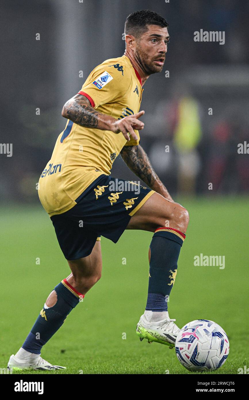 Stefano Sabelli of Genoa CFC looks on during the Coppa Italia