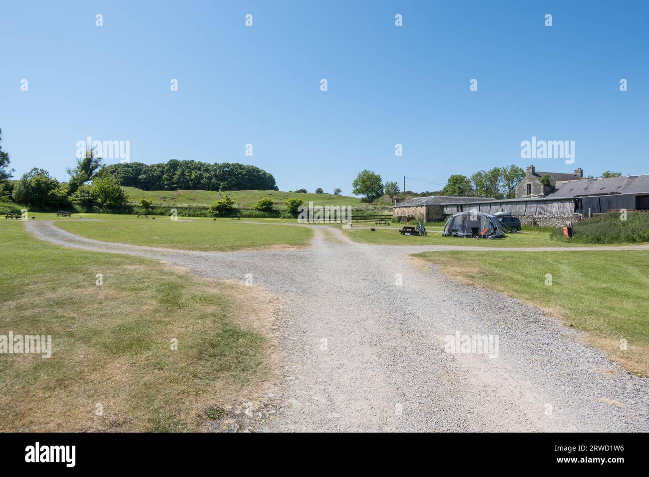 Parc de vacances Solway View, le camping numéro un en Écosse Banque D'Images