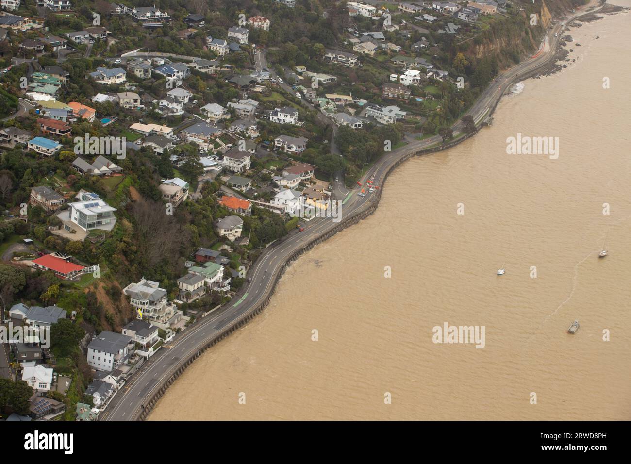 Inondations, Nelson, Nouvelle-Zélande Banque D'Images