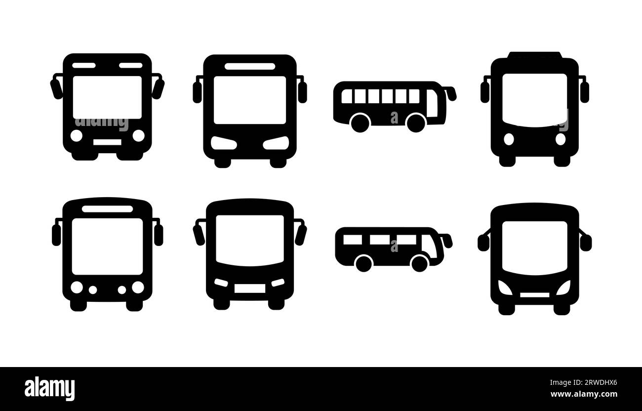 Vecteur d'icône de bus. icône de vecteur de bus Illustration de Vecteur