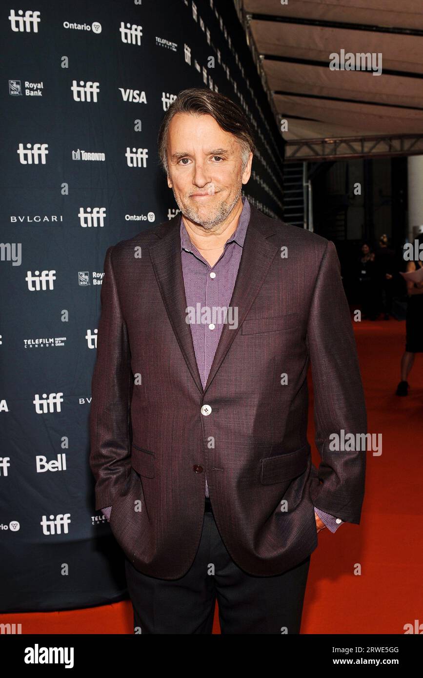 11 septembre 2023 - Toronto, Ontario, Canada - Richard Linklater. Festival international du film de Toronto 2023 - première de « Hit Man » au Royal Alexandra Theatre. (Image de crédit : © Brent Perniac/AdMedia via ZUMA Press Wire) USAGE ÉDITORIAL SEULEMENT! Non destiné à UN USAGE commercial ! Banque D'Images