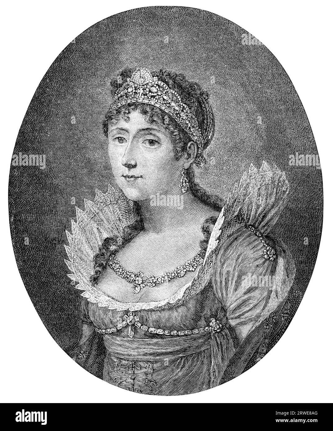 Joséphine de Beauharnais, moglie di Napoleone (1763 - 1814 Foto stock