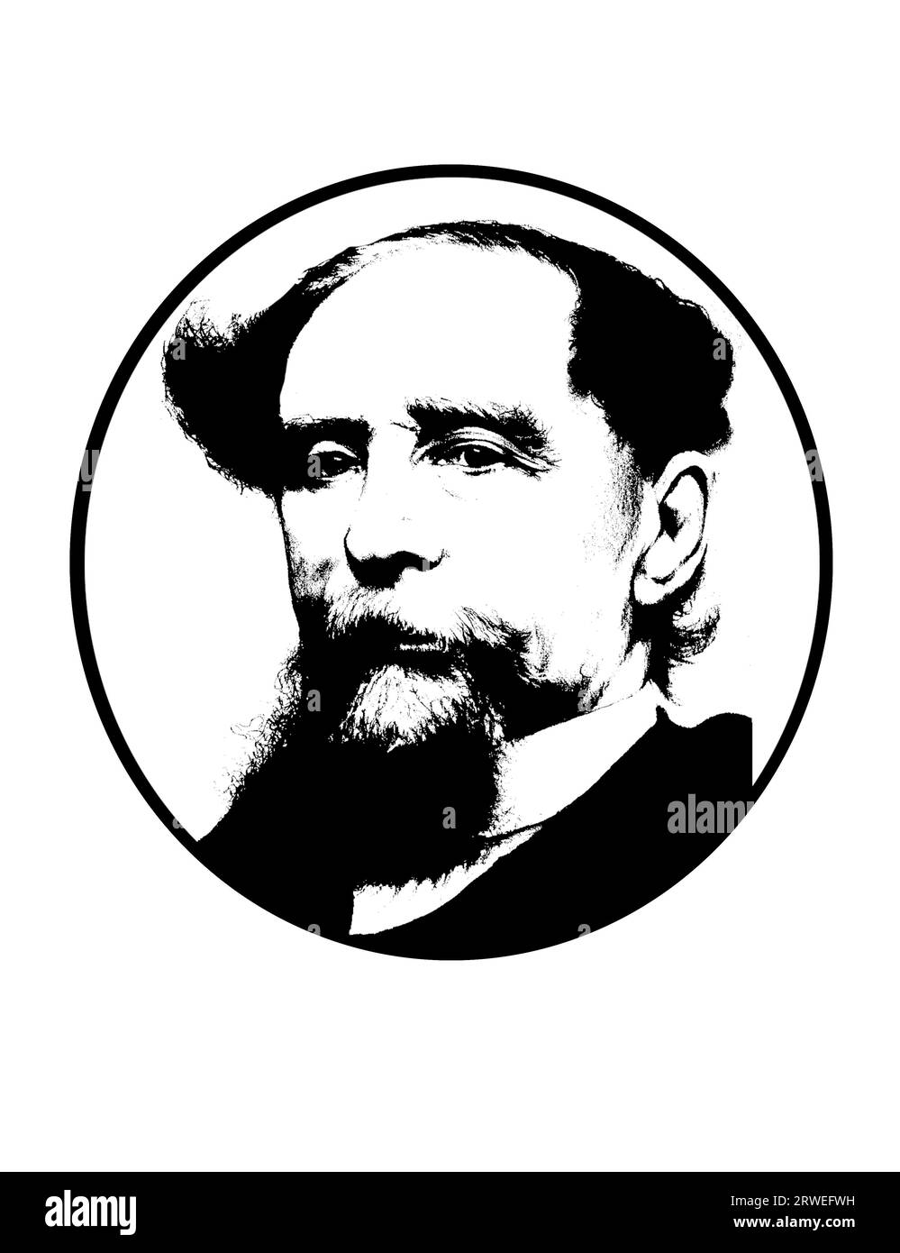 Charles dickens illustration Banque d'images noir et blanc - Alamy