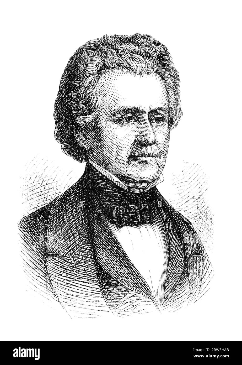 Reuben Hyde Walworth (octobre 26) (1788) (Bozrah) (New London County) (Connecticut ? November 27) (1867) (Saratoga Springs) (Saratoga County) (New Banque D'Images
