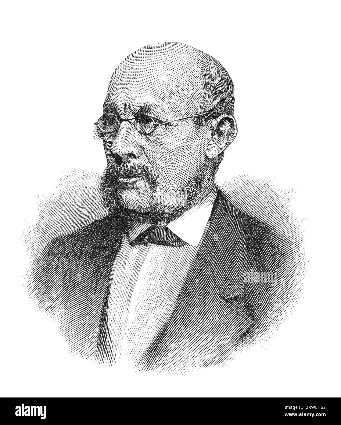 Heinrich Rudolf Hermann Friedrich von Gneist (13 août 1816 ? 22 juillet 1895), juriste et homme politique allemand, est né à Berlin, fils d'un juge Banque D'Images