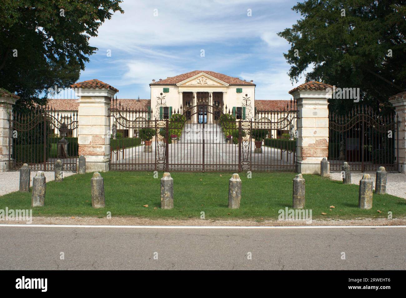 Villa Emo construite par le célèbre architecte Andrea Palladio Banque D'Images