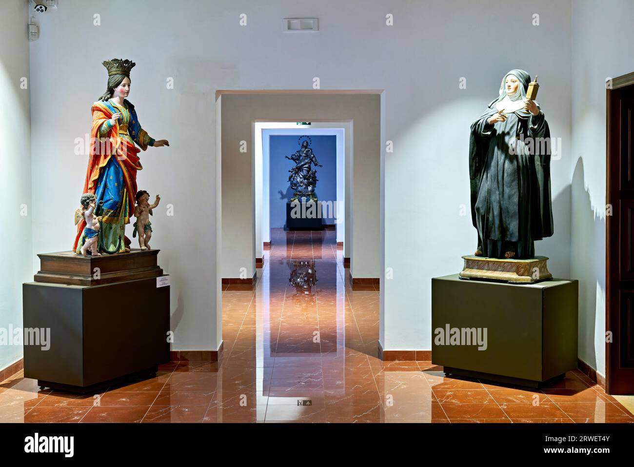 Gerace Calabria Italie. Le Musée diocésain Banque D'Images