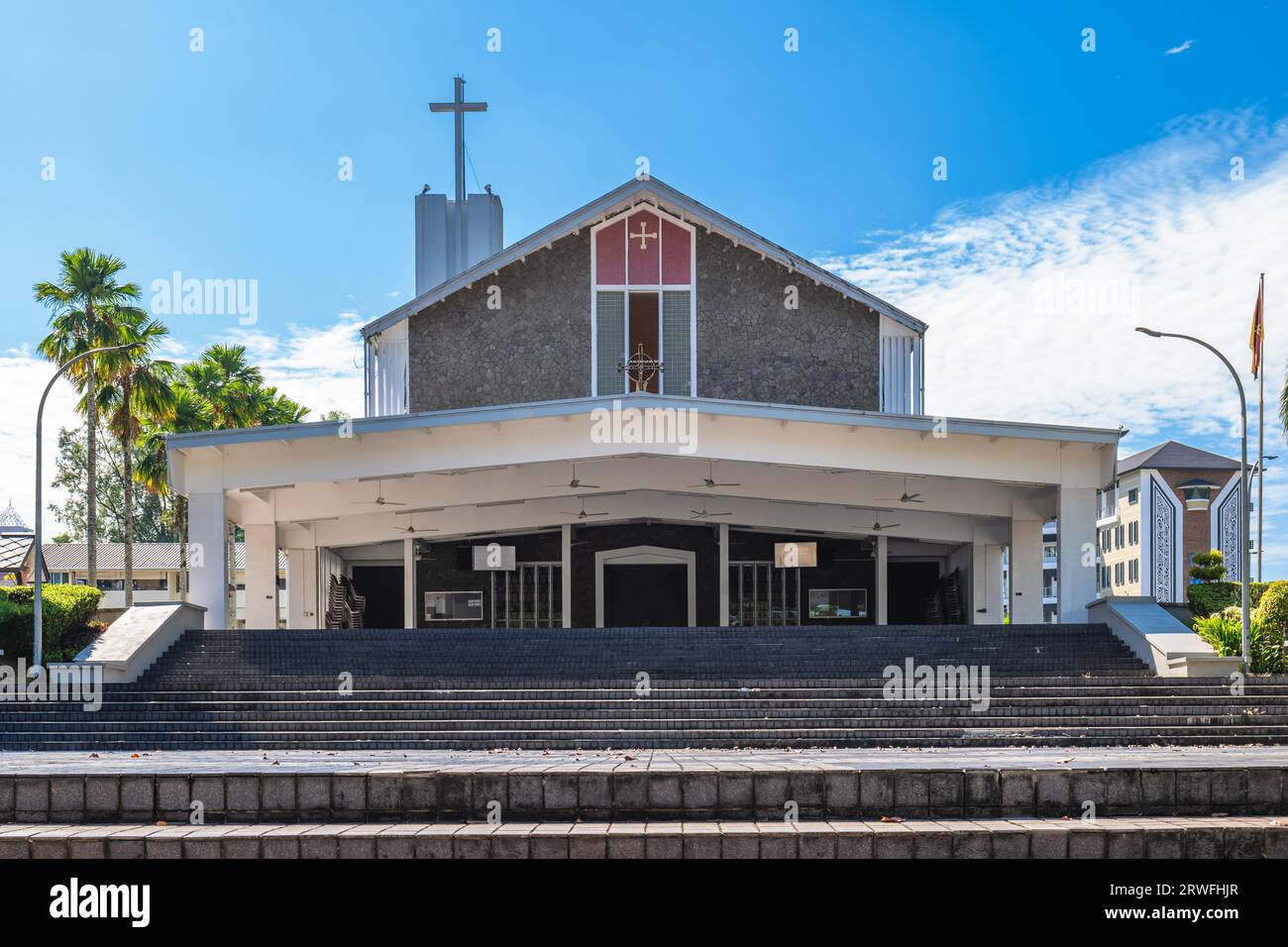 Cathédrale Saint-Thomas, diocèse anglican de Kuching, situé à Kuching, Sarawak, Malaisie Banque D'Images