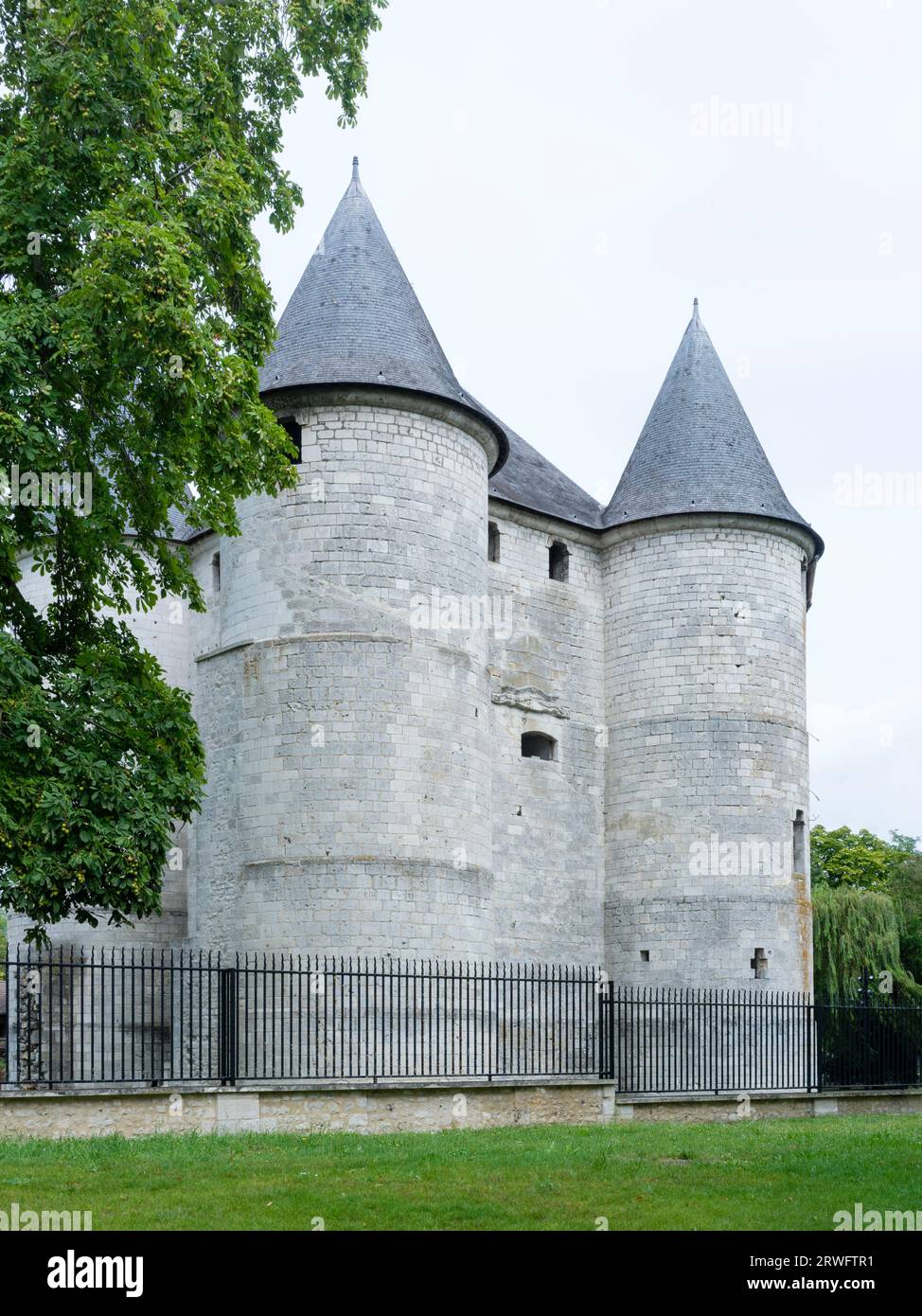 Château des tourelles à Giverny/France Banque D'Images