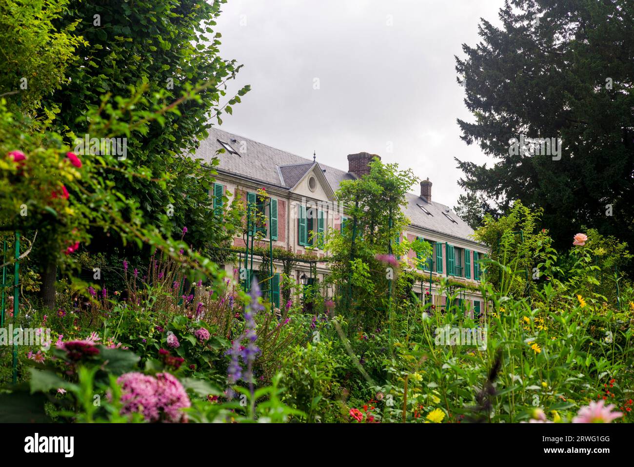 La Maison Claude Monet à Giverny/France Banque D'Images