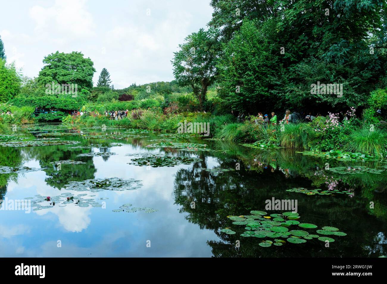 Le jardin Claude Monet à Giverny/France Banque D'Images