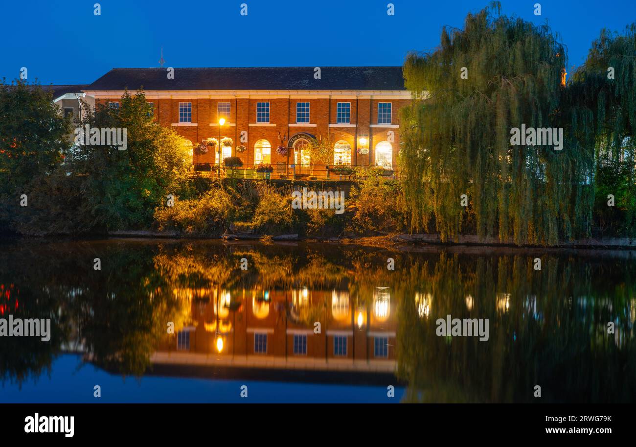 The Armoury Restaurant, Victoria Quay, Shrewsbury, Shropshire. Photographié en septembre 2023. Banque D'Images