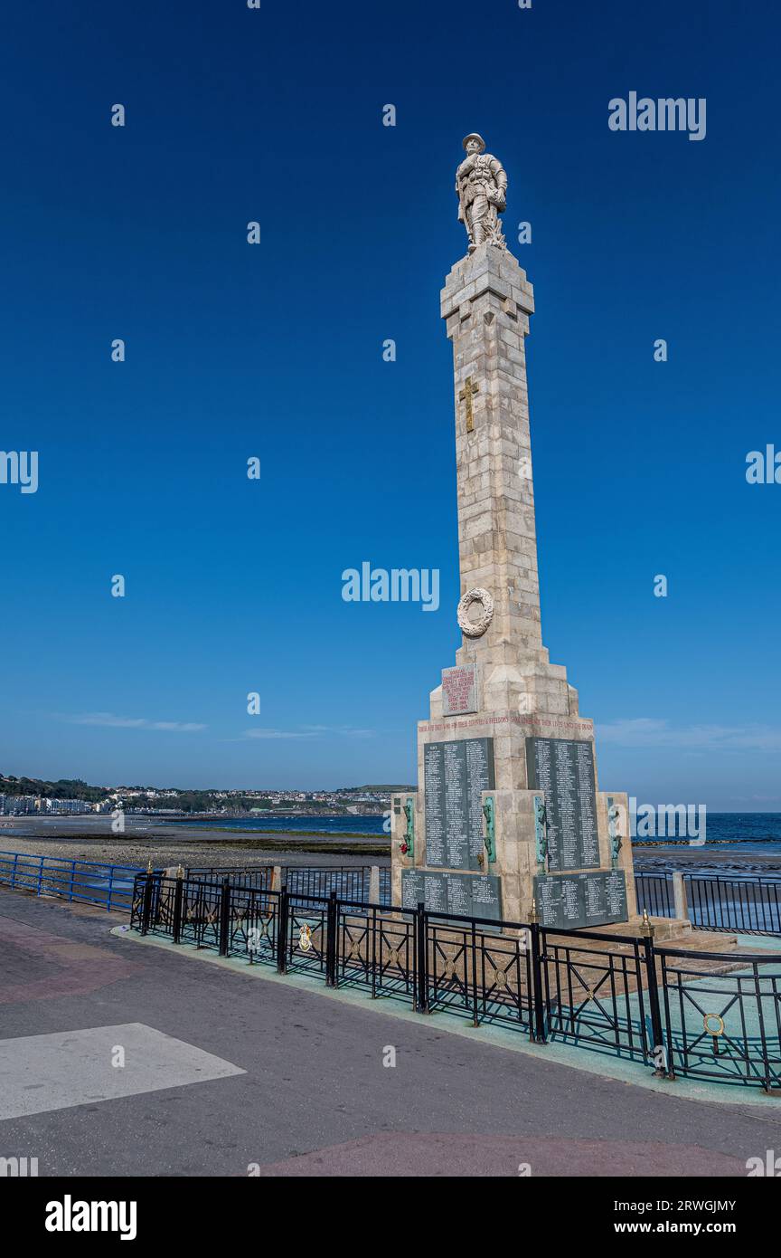 Mémorial de guerre de Douglas à Douglas OIM Banque D'Images