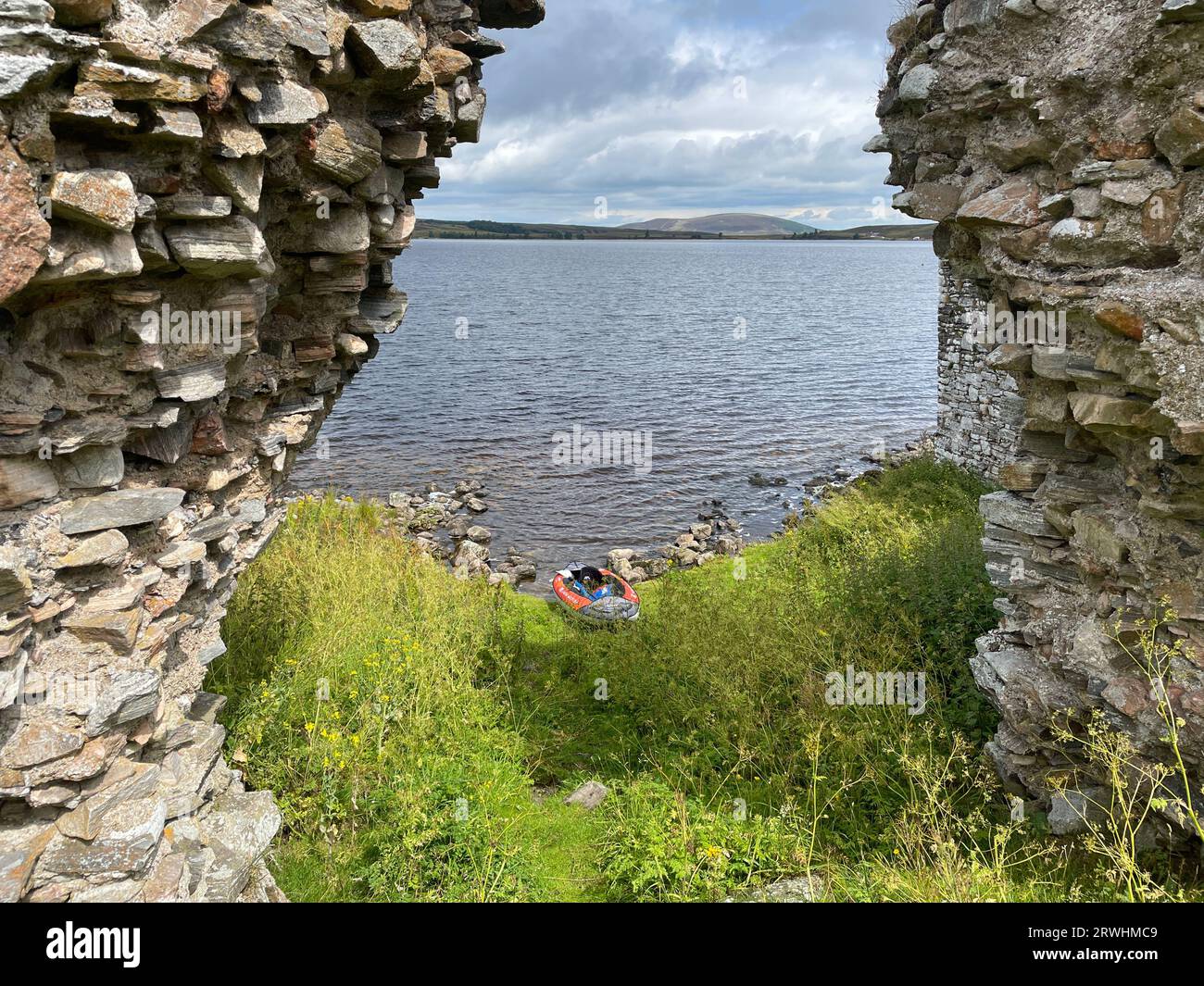 Château de Lochindorb, Highlands écossais Banque D'Images