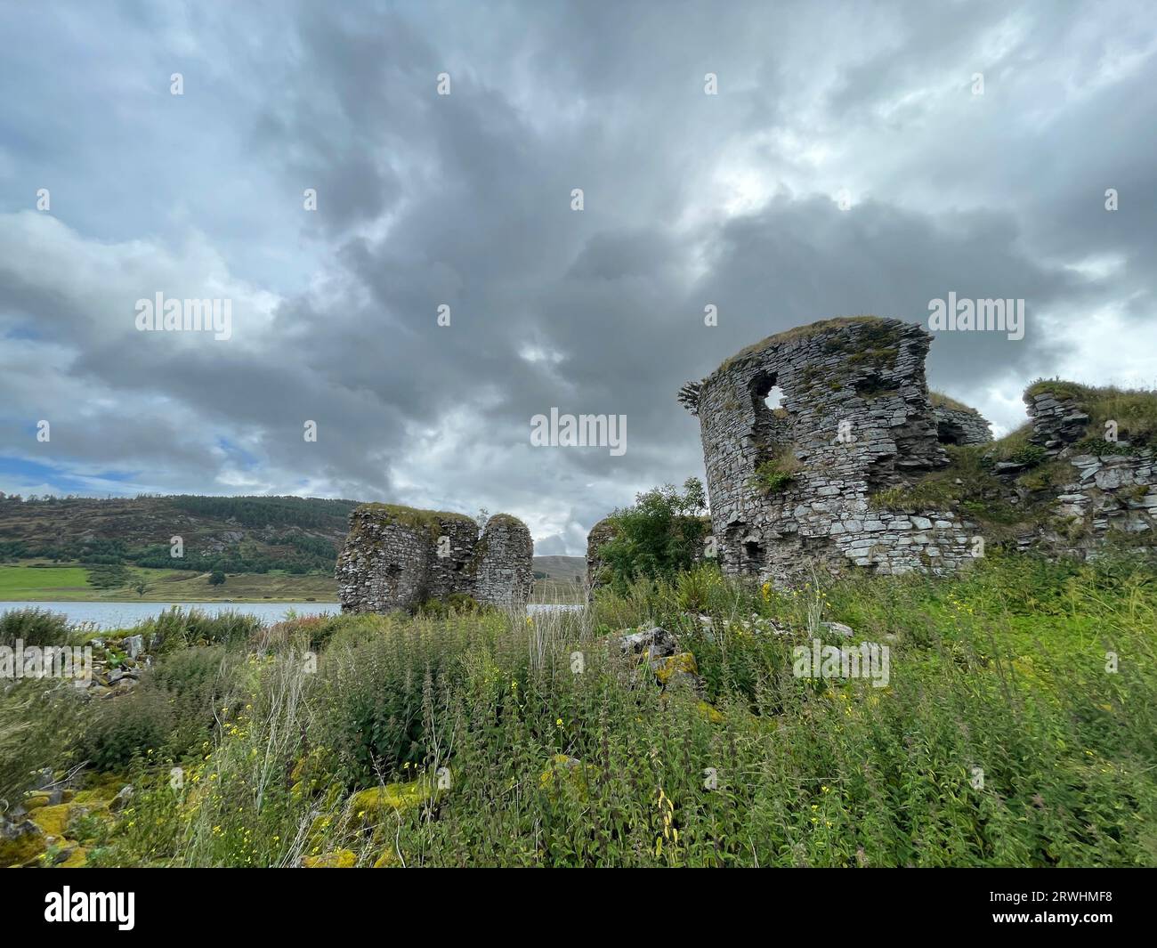 Château de Lochindorb, Highlands écossais Banque D'Images