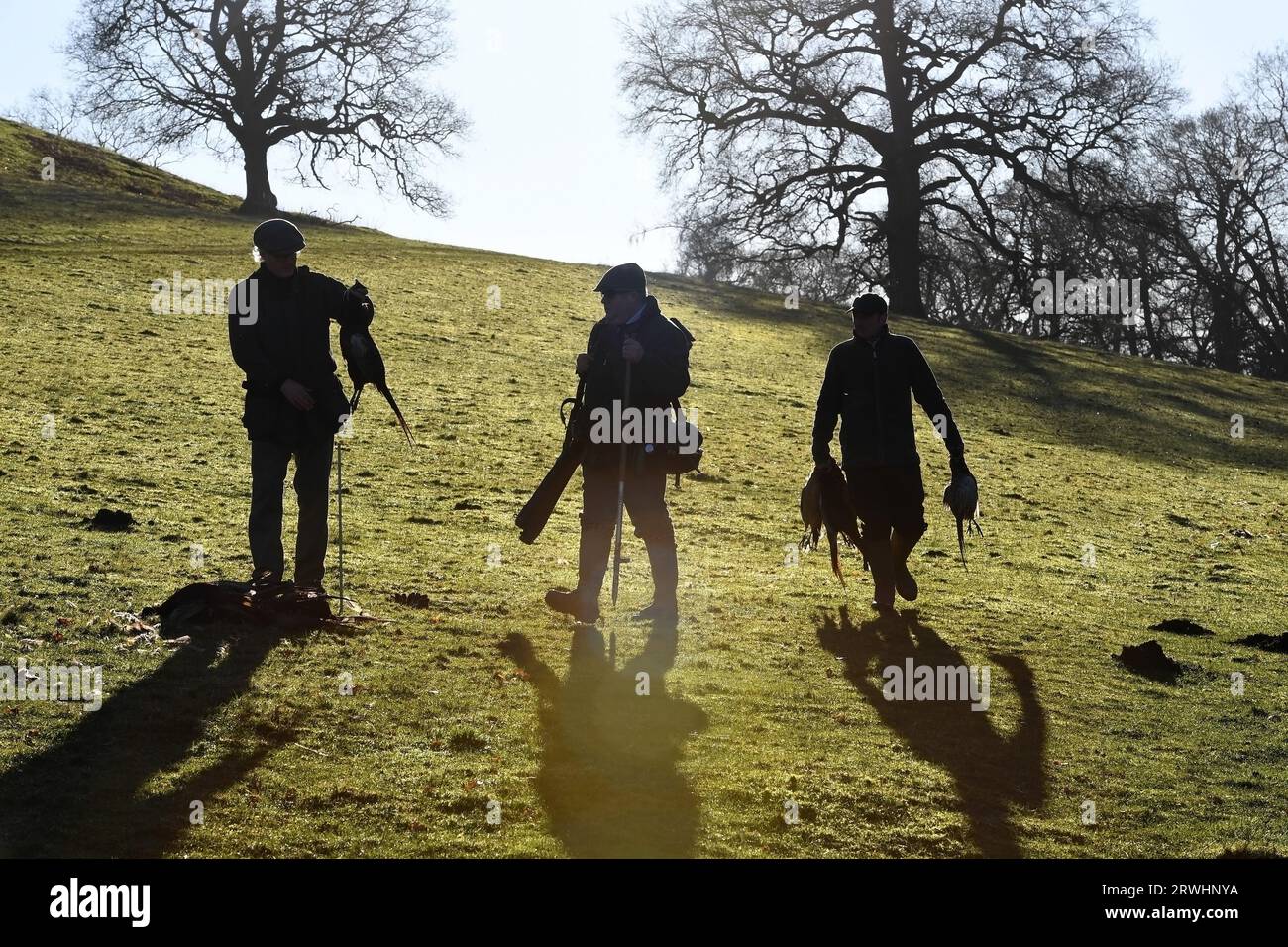 Belvoir match shooting jour 17.01.22 Banque D'Images