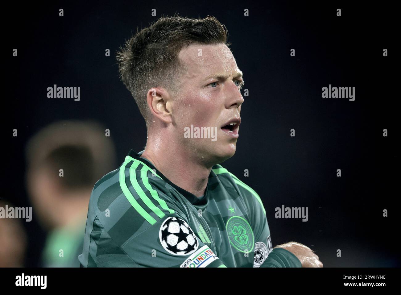 ROTTERDAM - Callum McGregor du Celtic FC lors du match de l'UEFA Champions League entre le Feyenoord et le Celtic FC au Feyenoord Stadium de Kuip le 19 septembre 2023 à Rotterdam, pays-Bas. ANP | Hollandse Hoogte | JEROEN PUTMANS Banque D'Images