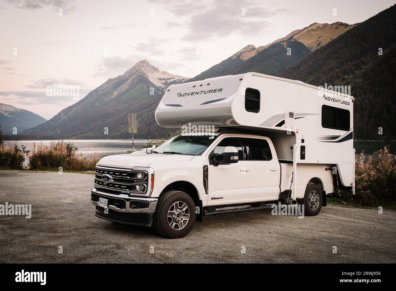 Route du lac duffy Banque de photographies et d’images à haute