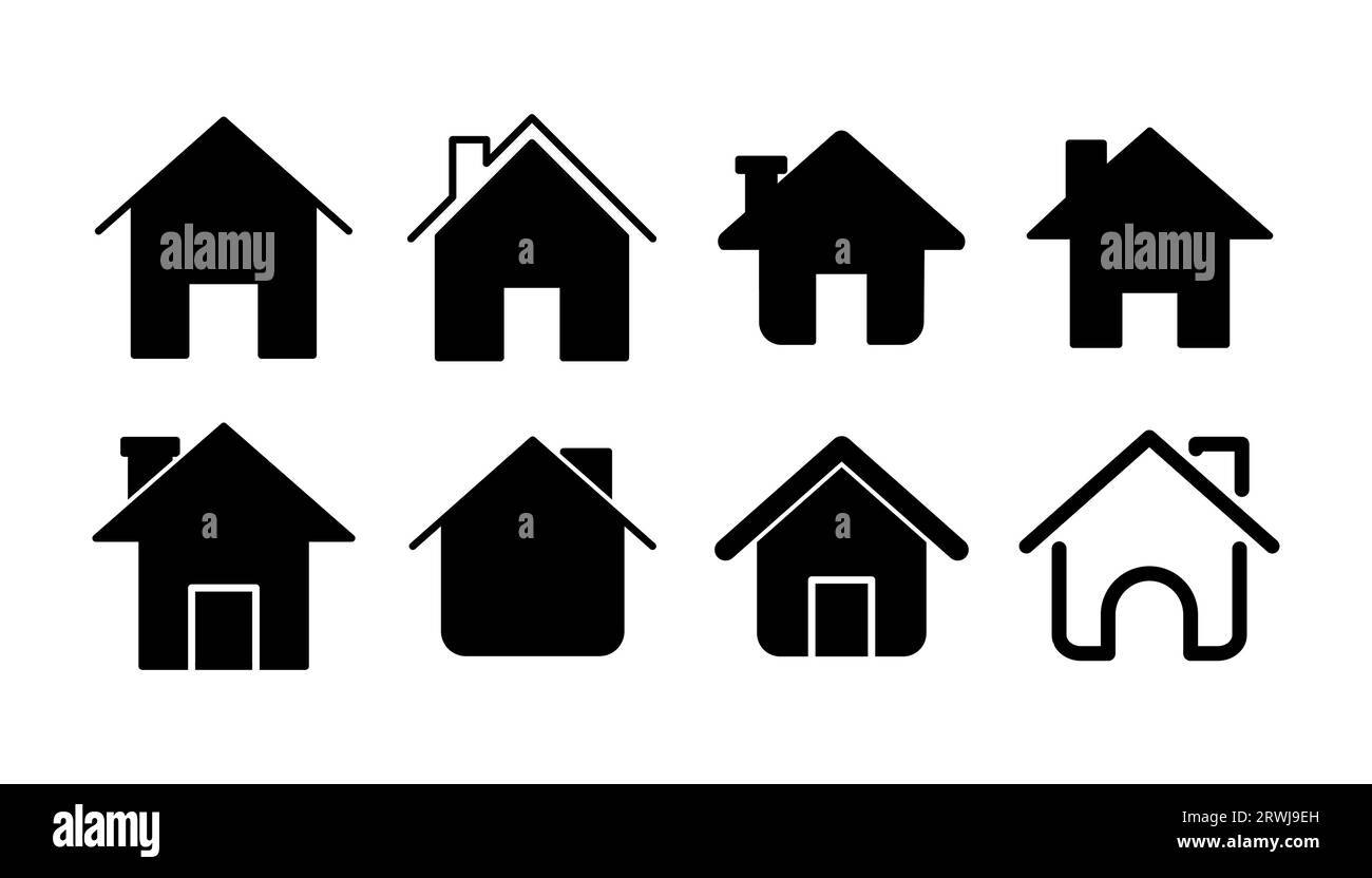 Vecteur de l'icône Accueil. Icône vecteur maison Illustration de Vecteur