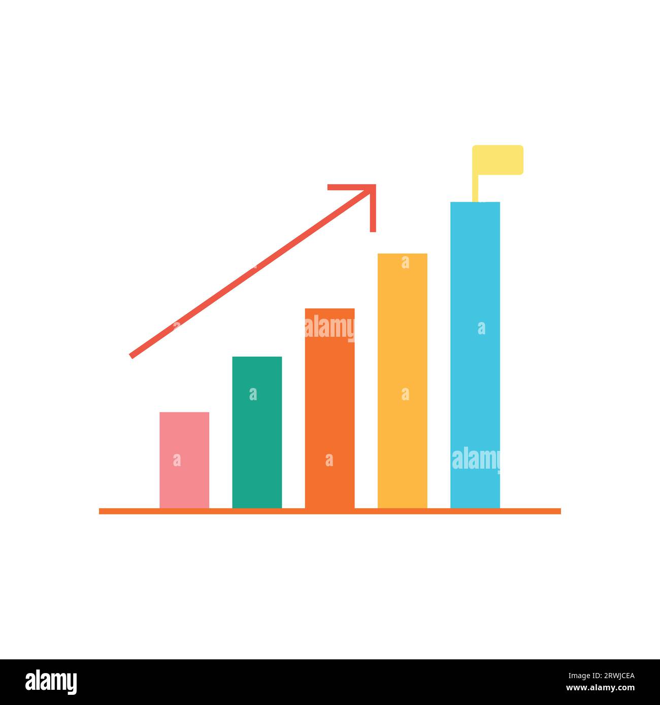 Icône d'objectif plat symbole Illustration vectorielle Illustration de Vecteur