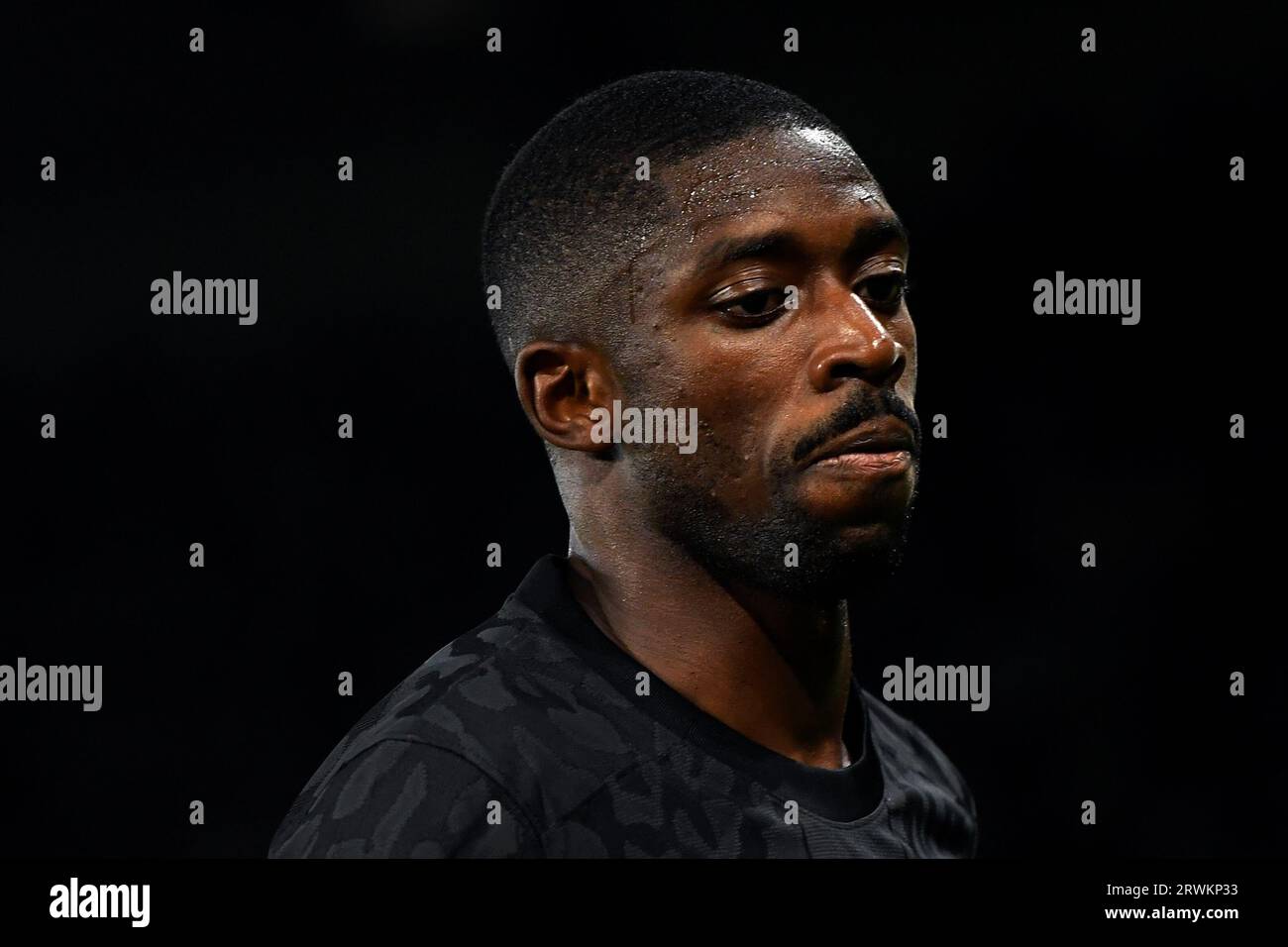 Paris, France. 19 septembre 2023. Julien Mattia/le Pictorium - Match PSG - Borussia Dortmund - 19/09/2023 - France/Ile-de-France (région)/Paris - Ousmane Dembele lors du premier match du groupe F de Ligue des Champions entre le PSG et le Borussia Dortmund au Parc des Princes, le 19 septembre 2023. Crédit : LE PICTORIUM/Alamy Live News Banque D'Images