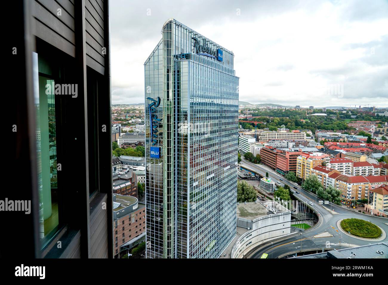 Oslo 20230919.Radisson Blu Plaza Hotel, Oslo photo : Gorm Kallestad / NTB Banque D'Images