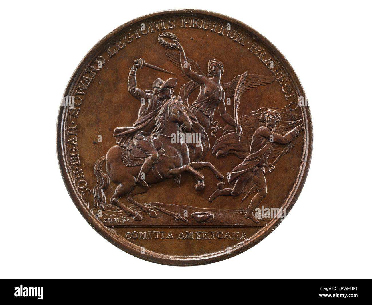 Médaille, John Eager Howard au Cowpens, 1781, avers. 1991.0009.0559. Banque D'Images