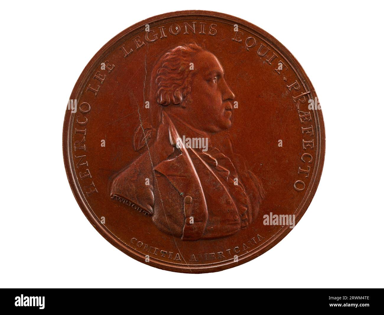 Médaille, Henry Lee à Paulus Hook, 1779, avers. 1991.0357.0104. Banque D'Images