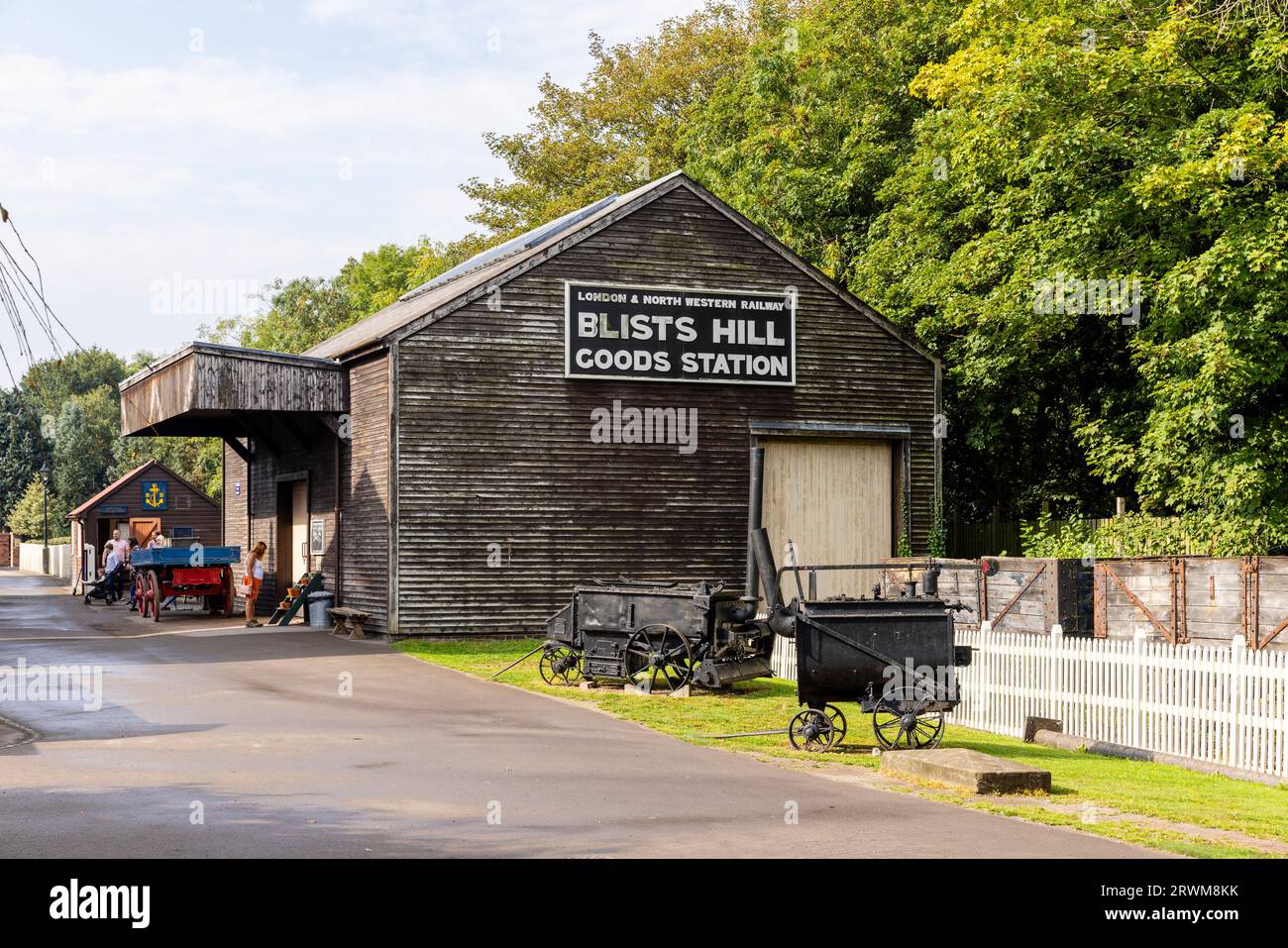 Le Goods Station Building à Blists Hill Victorian Town, Telford, Shropshire. Banque D'Images